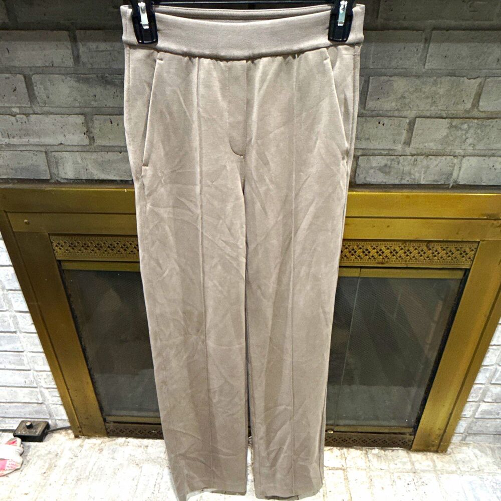lululemon Women’s Beige Pleated Dress Pants Poly/ elast Pockets size xxs (2)